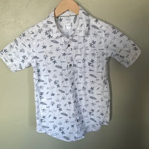Used Good Condition Pirate Button Down Shirt